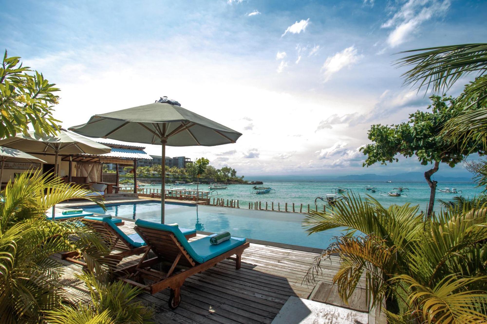D'Muncuk Huts Lembongan Hotell Exteriör bild