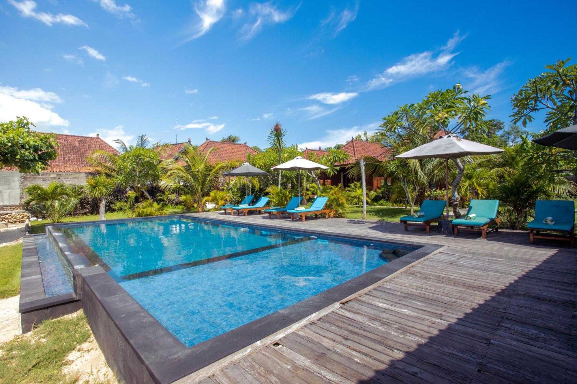 D'Muncuk Huts Lembongan Hotell Exteriör bild